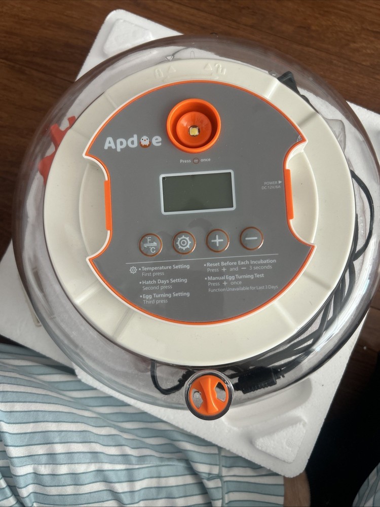 Apdoe Automatic Egg Incubator with Temperature Control