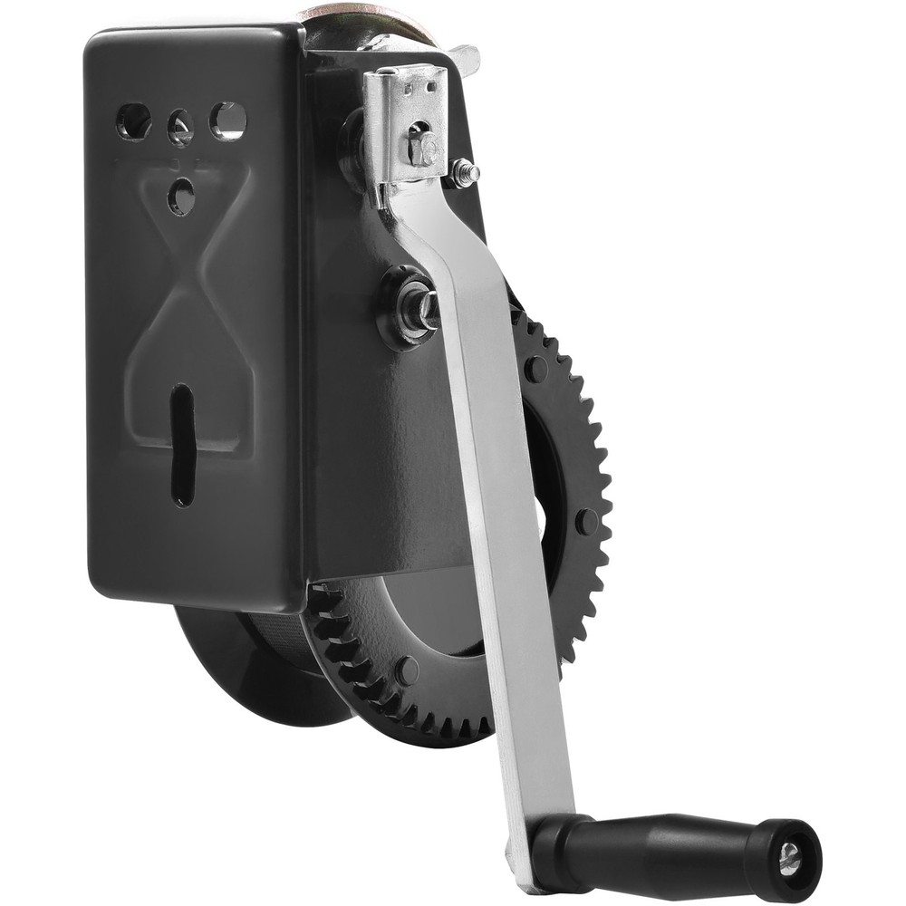 Hand Winch 3500 lbs Pulling Capacity Boat Trailer Winch Heavy Duty Rope Cr