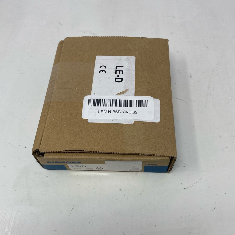 Aiphone LE-D Surface Audio Door Station, White, Surface Mount