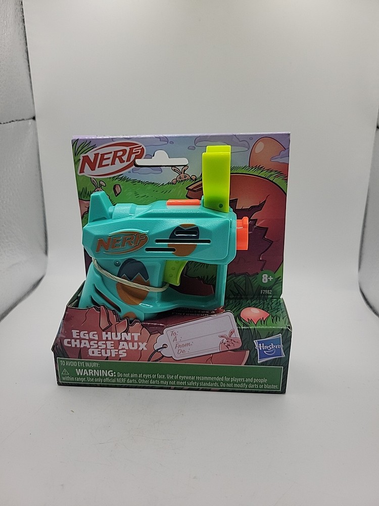 2023 Easter Themed  Nerf Egg Hunt Pull To Prime Blaster
