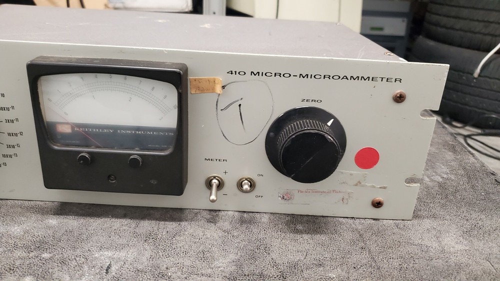 Keithley Instruments Model 410 Full Scale Micro-Microammeter Tested and Working