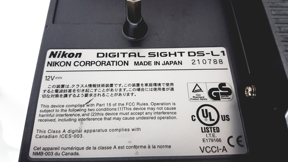 NIKON DIGITAL SIGHT DS-L1 Free DHL/EMS Display - Untested