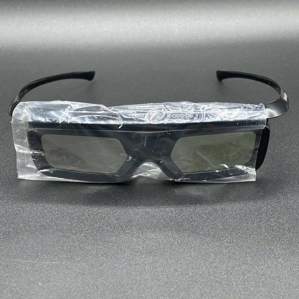Sharp AN-3DG40 3D Glasses Black NWOT