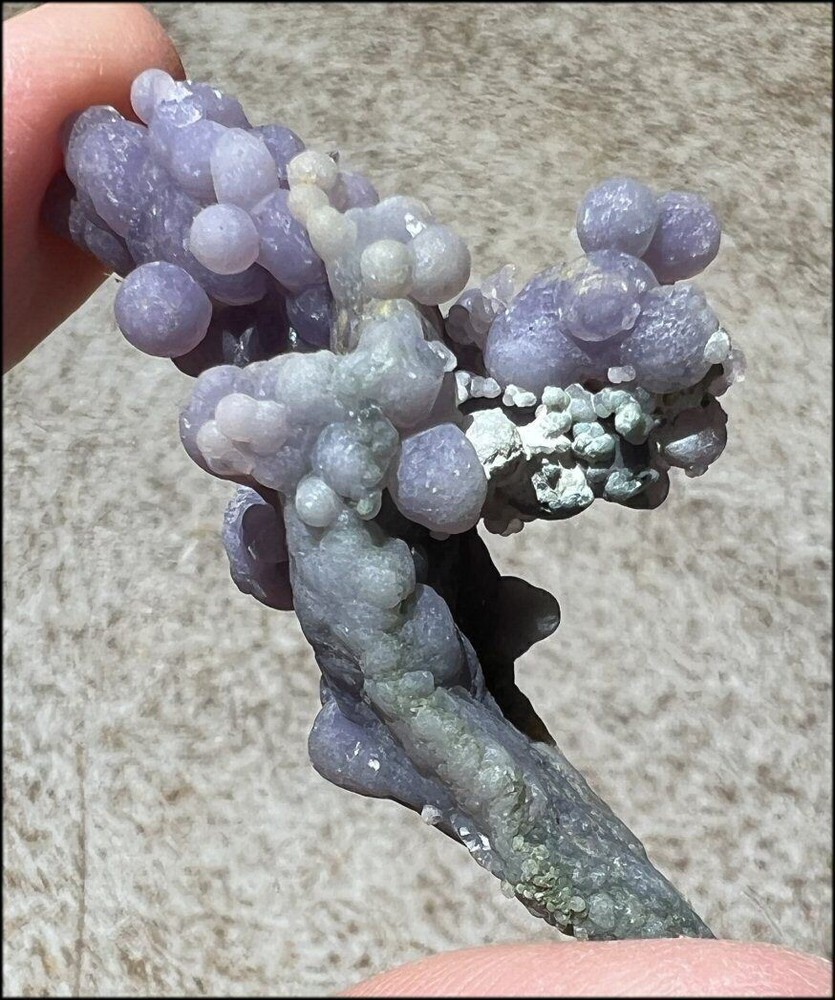 ~Lovely~ Grape Chalcedony Crystal Cluster - 3rd Eye Chakra, Intuition