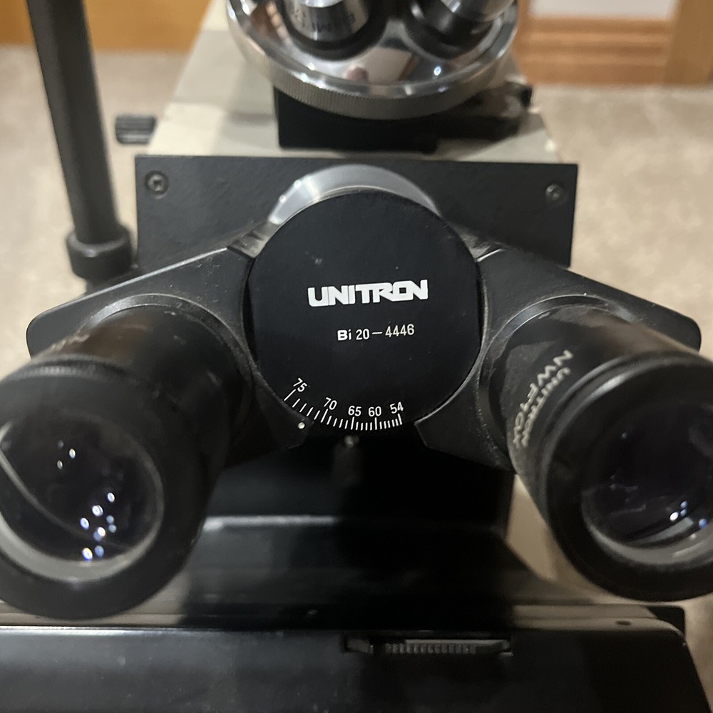 🇺🇸Unitron Unimet 9280 Inverted Microscope Metallograph, AS IS