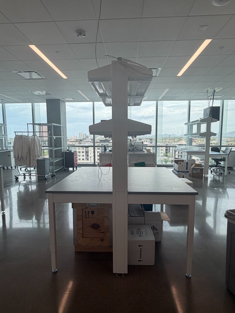 Mott 6' Lab Bench Systems w/ Shelves & Electrical