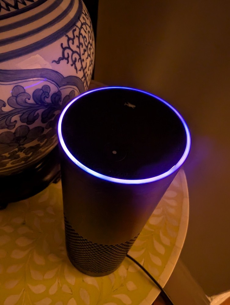 Amazon Echo (1st Generation) Smart Assistant - Black Tower, With Box