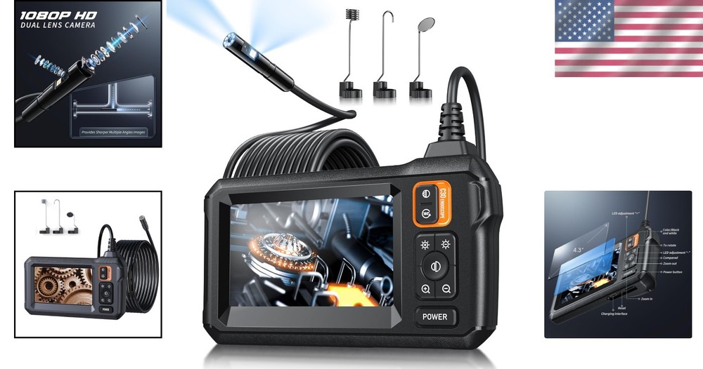 Waterproof Inspection Camera with IPS Screen
