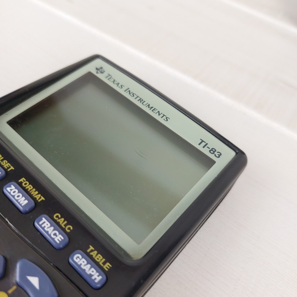 TI-83 Handheld Texas Instruments Graphing Calculator Tested, Working