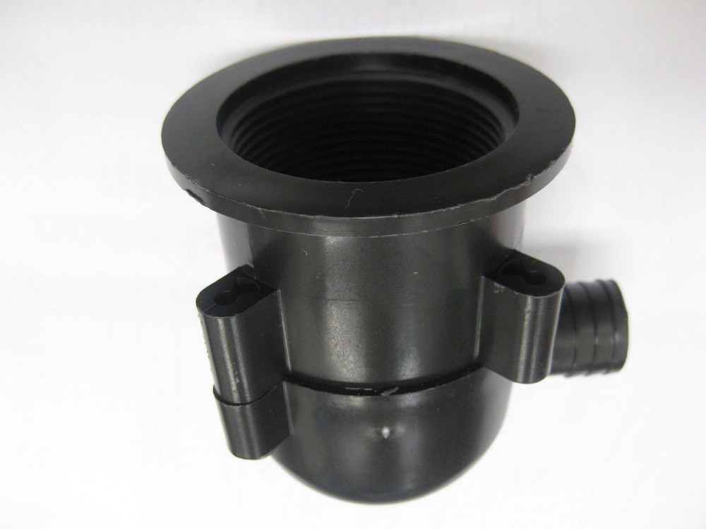 JR Products BLACK 95195 Exterior Evacuation Drain Trap RV Camper Trailer Marine