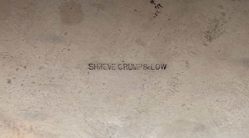 Sterling Silver Shreve, Crump & Low Footed Serving/Bread Tray, No Monogram