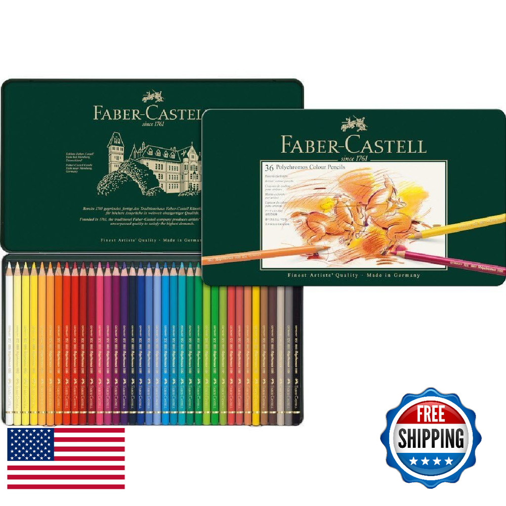 Polychromos 36 Pencil Metal Tin Set