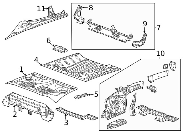 Genuine GM Lower Rail Assembly 60008560
