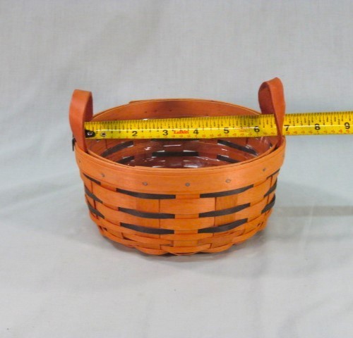 LONGABERGER 2001 Heartland Button Basket #15423 Plain, (No Accessories)