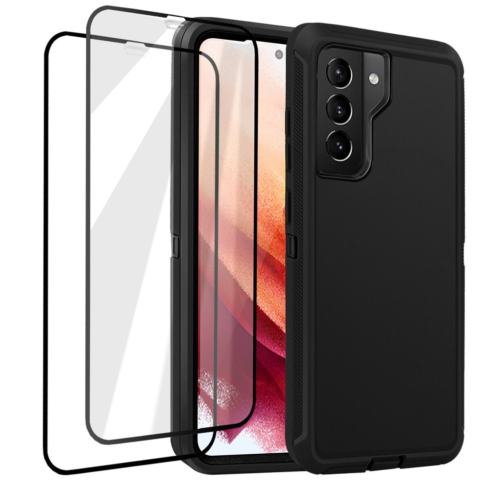 Case For Samsung Galaxy S21 5G Heavy Duty Shockproof Cover with Screen Protector