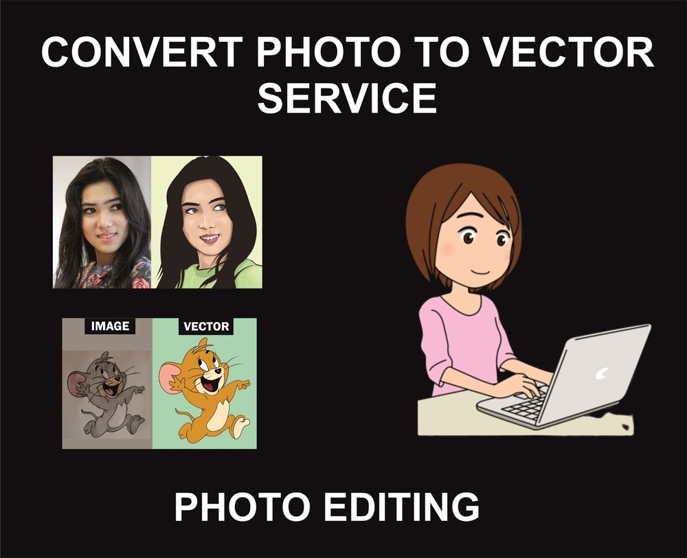 Help You Convert Photo To Vector Graphics, Tracable, Vectorizer