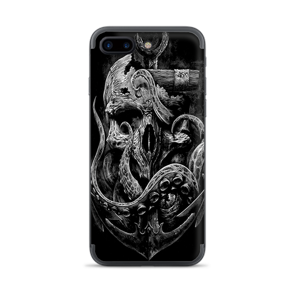 Apple iPhone 7 / 8 Plus Skins Decal Wrap Skull Anchor Octopus Under Sea