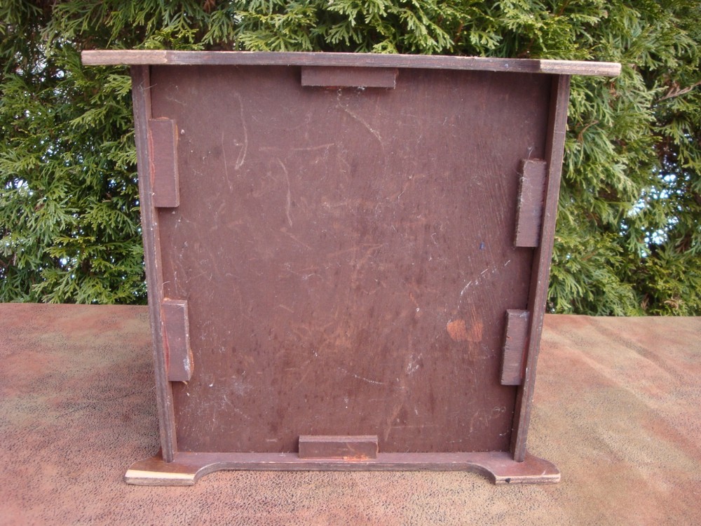 Vintage Wooden Sewing Box
