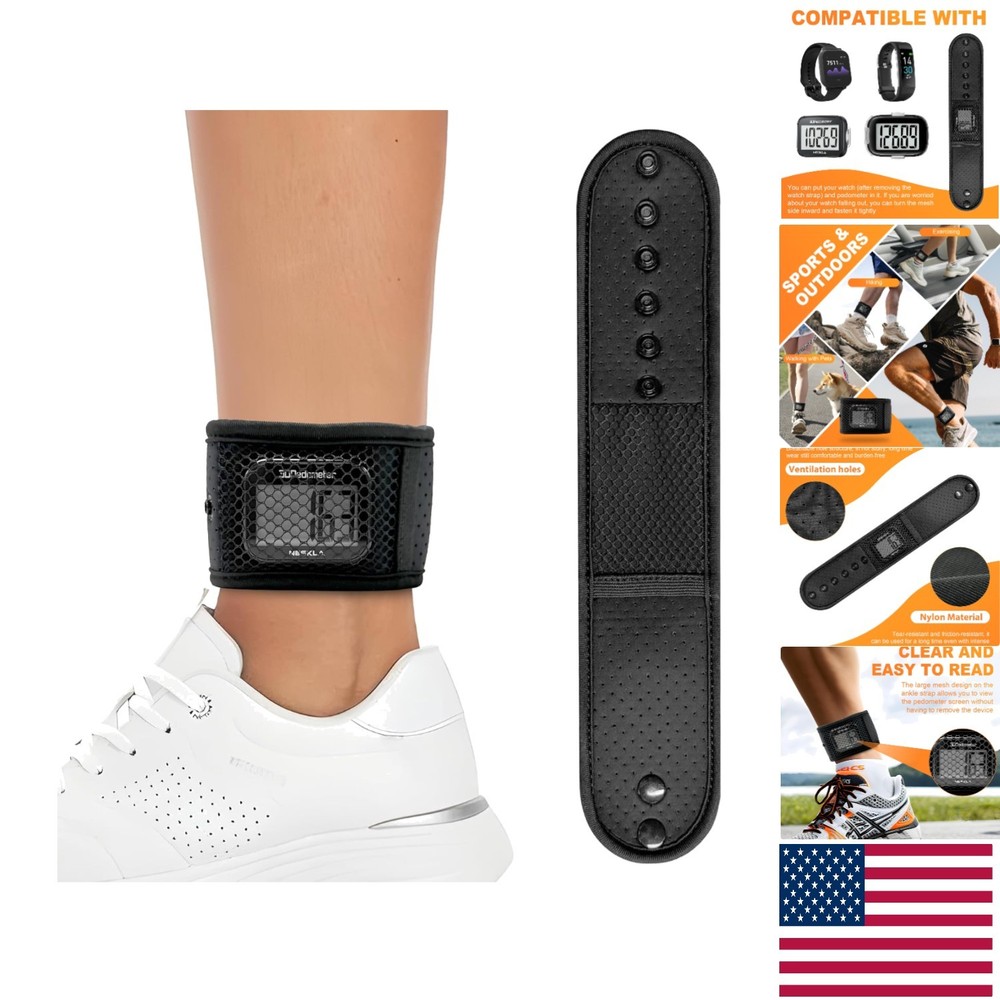 Adjustable Ankle Band for Fitness Tracking - Lightweight & Secure for Workouts