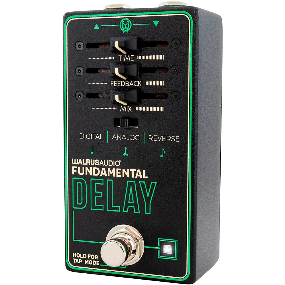 Walrus Audio Fundamental Series: Delay Effects Pedal Black
