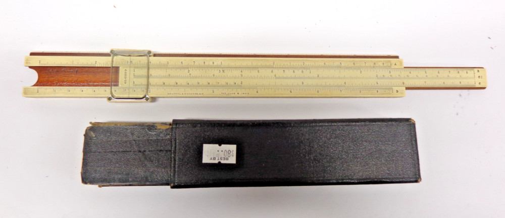 Vintage Lot of Drafting Slide Rules Plus