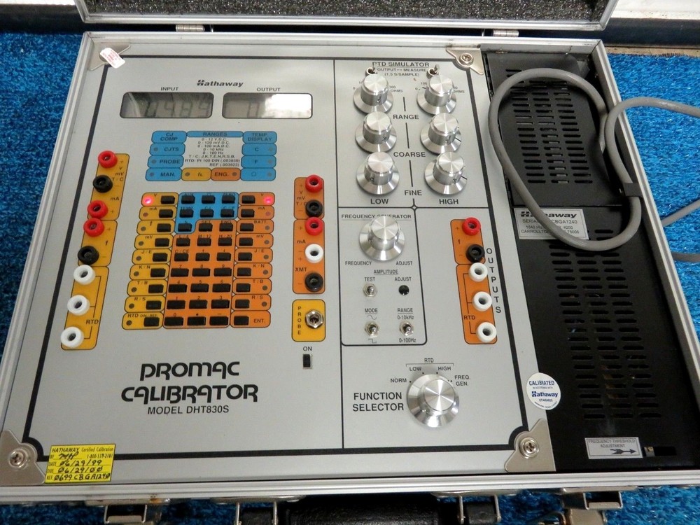 Promac Model DHT-830S Calibration Unit With accessary in Case
