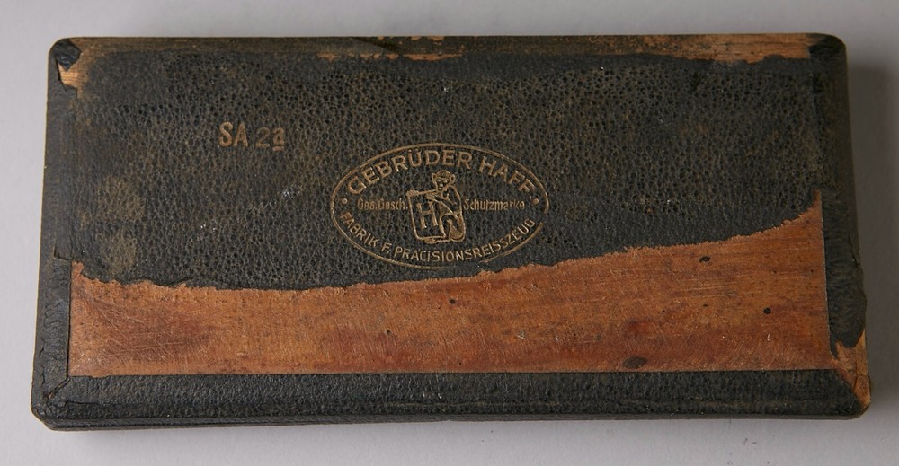 Vintage Technical Drawing Set By Gebruder Haff ~ Germany