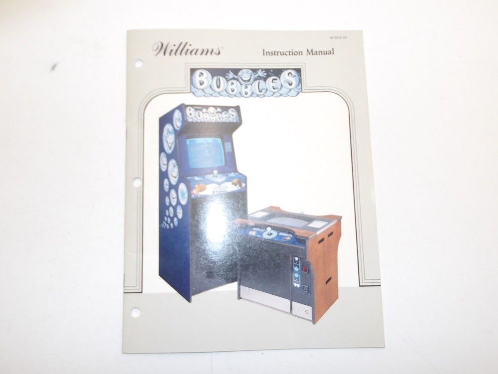 Williams- Bubbles- Instruction Manual