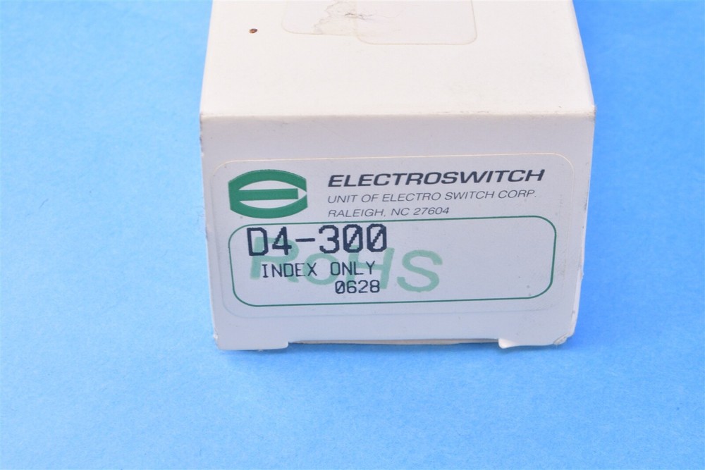 Electroswitch D4-300 Index Only Hardware Rotary Switch