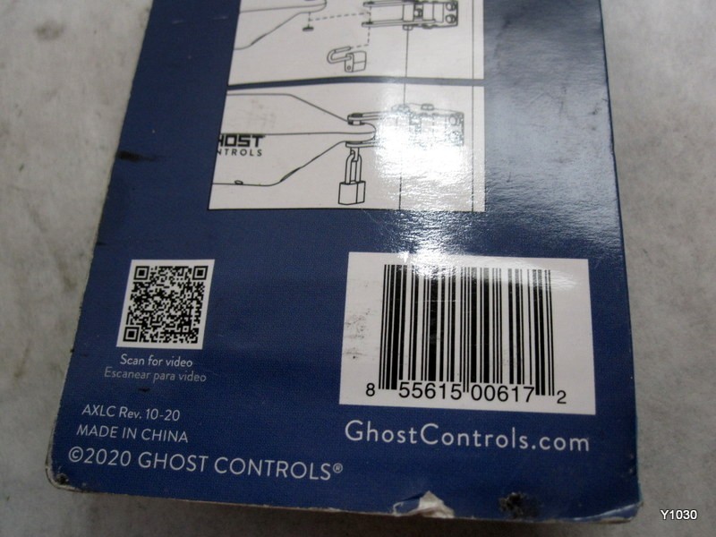 Ghost Controls AXLC Single Automatic Gate Opener Operator Locking Clevis Pin