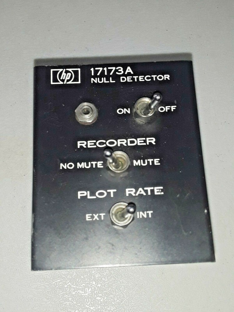 ****************** WORKING HP HEWLETT PACKARD 17173A NULL DETECTOR *************