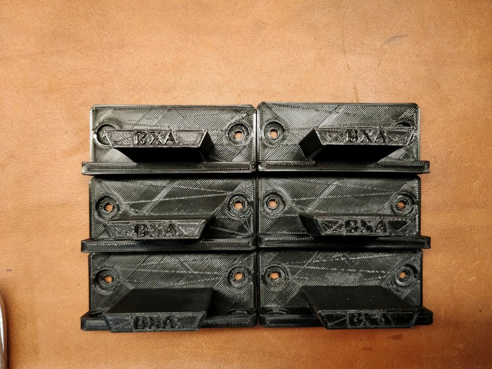 Organizer for BXA series Lathe Quick Change Tool Holders x6 pack -Black