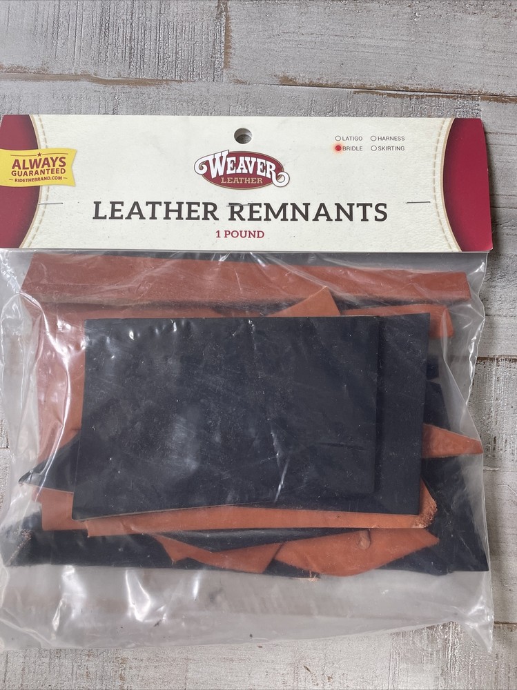 leather remnants 1 Pound Bridle