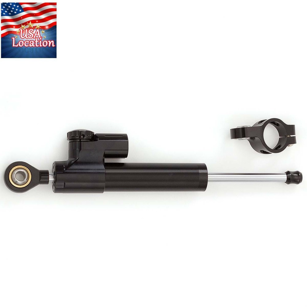 CNC Steering Damper Motorcycle Stabilizer Linear Reversed Safety Control US