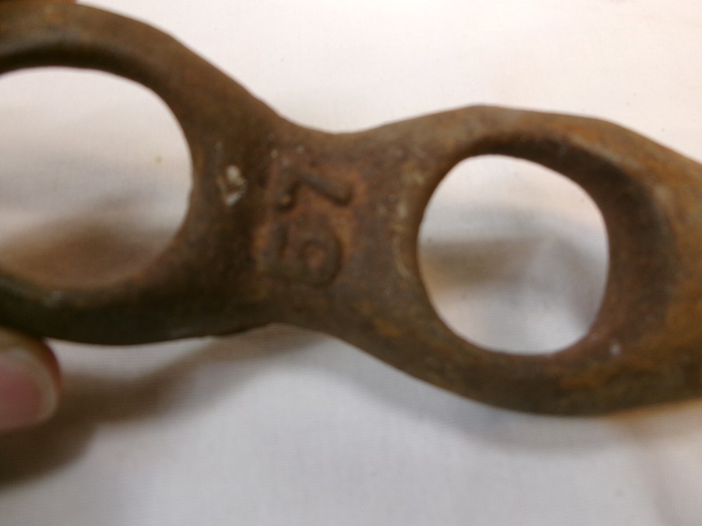 Antique Double Eye Swivel Barn Trolley Hook 57
