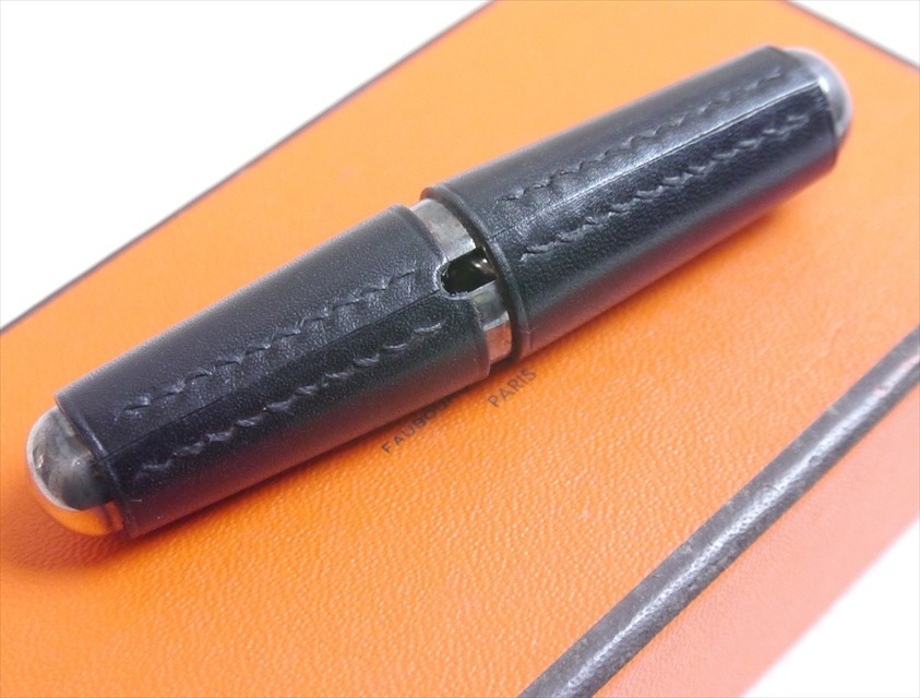 Authentic HERMES Wine opener Leather #4745