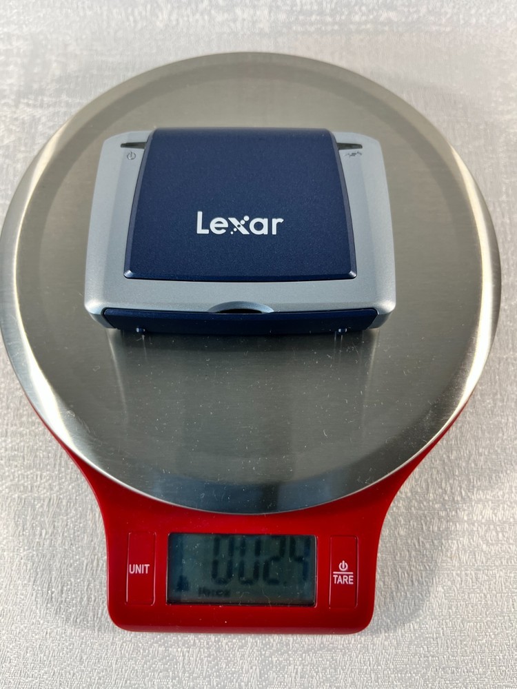 Lexar RW022 Silver USB 2.0 Multi-Card Reader, No Cable, Untested