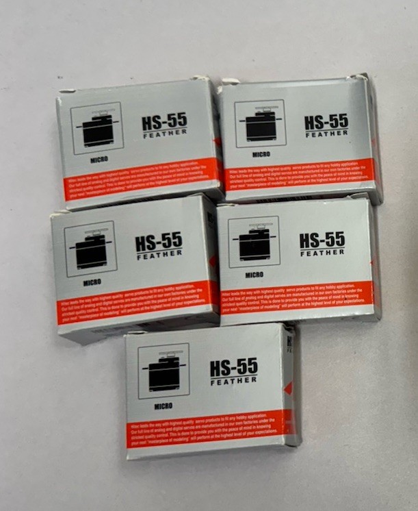 HiTec Servo HS-55 (set of 5) Feather Micro