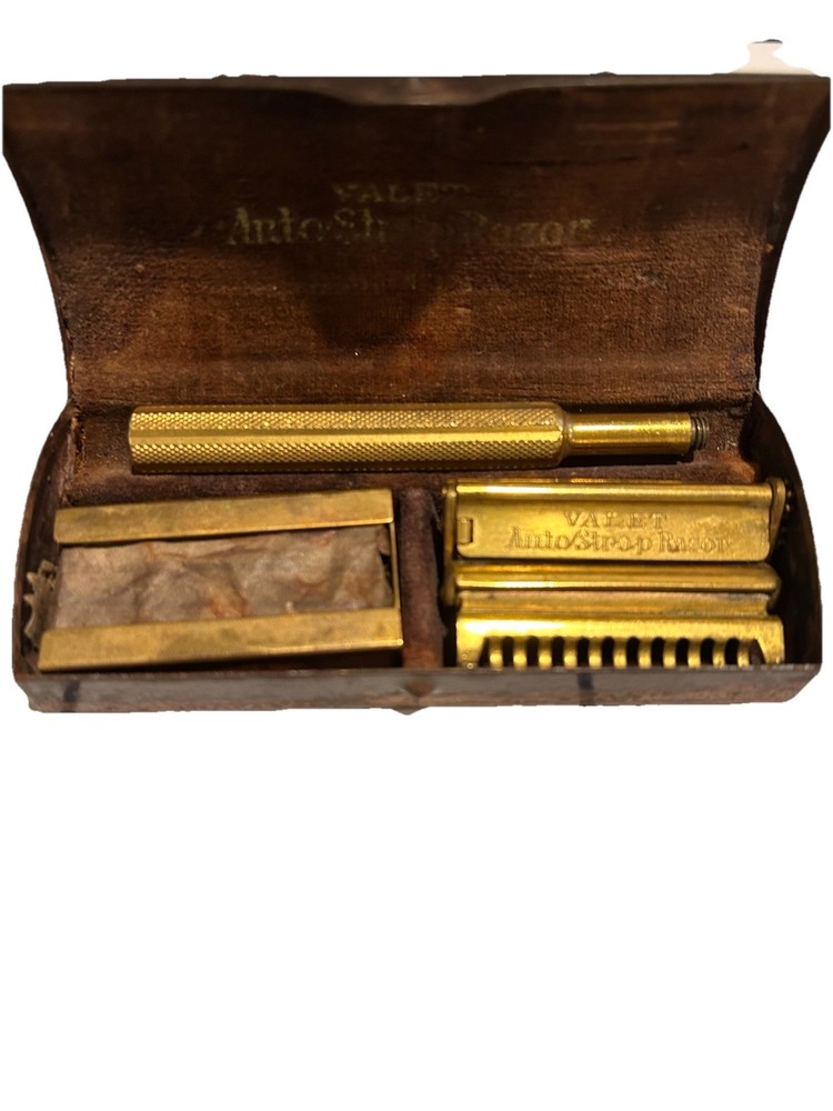 Vintage razor and vintage razor sharpener