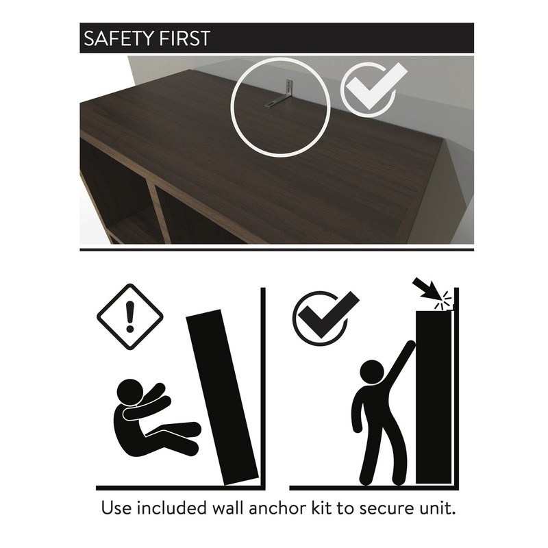 Modern 12-Cube Bookcase Vertical Shelving Storage Unit Open Back Organizer New