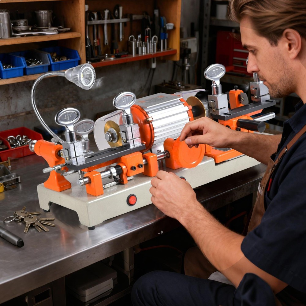 Horizontal Hardware Cutting Machine Automatic Manual Copy Machine Cutter 110V US