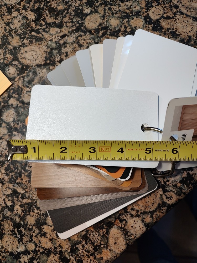 Over 60+ Samples Various Textures Solid And Woodgrain Colors Thermoplastic/Foil