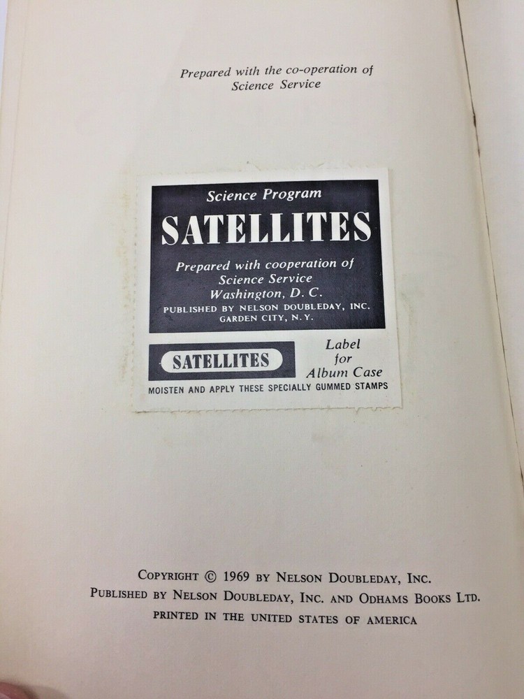 Vintage 1969, Science Service~ Satellites & Flight ~ Science Historical Program