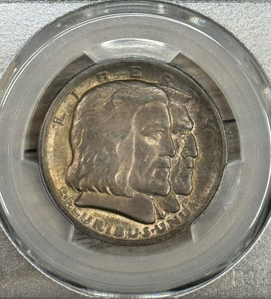 1936 P Long Island Commemorative 90% Silver Half Dollar PCGS MS 63