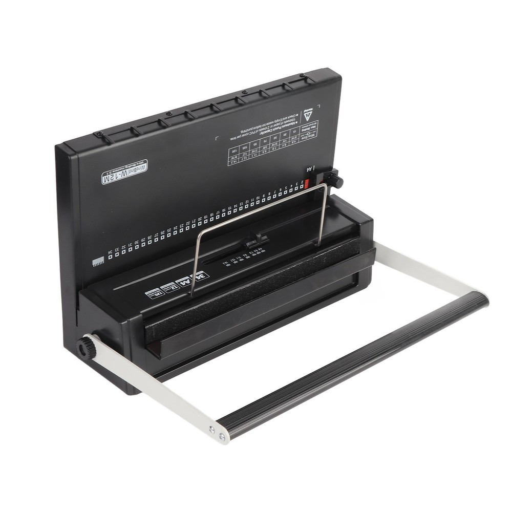 Spiral Coil Binding Machine Efficiently Punches 12 Sheets For A4 A5 Popular