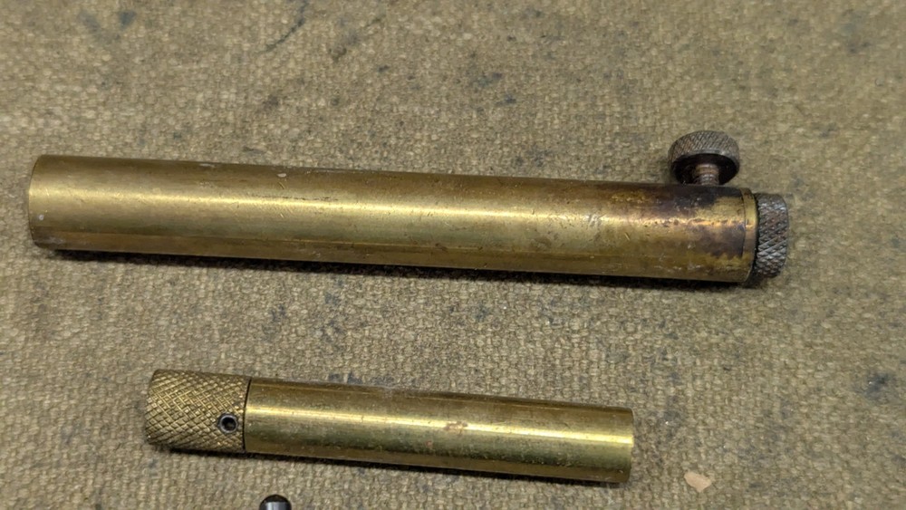 assorted black powder tools, accessories, measure, primer or cap tool etc