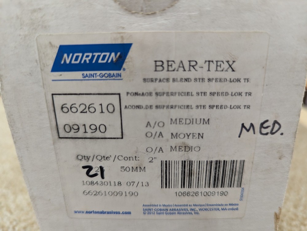 Medium Surface Conditioning Discs 2" Roll Lock Die Grinder Sanding Pads 20 Pack