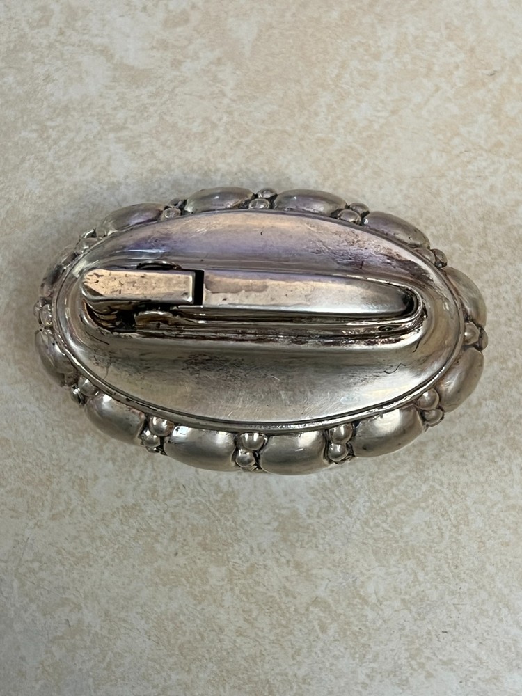 Vintage 1940's Ronson Crown Table Lighter - Silverplated