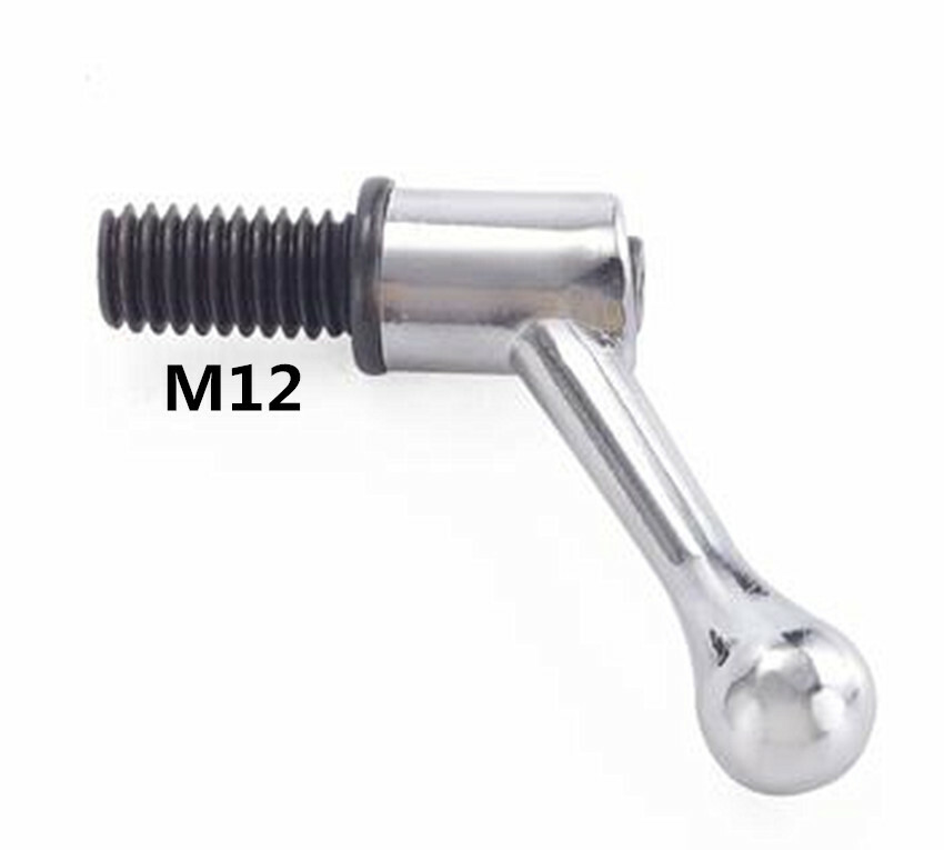 1PC M12 1/2 Thread Handle Set Milling Machine Part Table Lock Bolt Handle