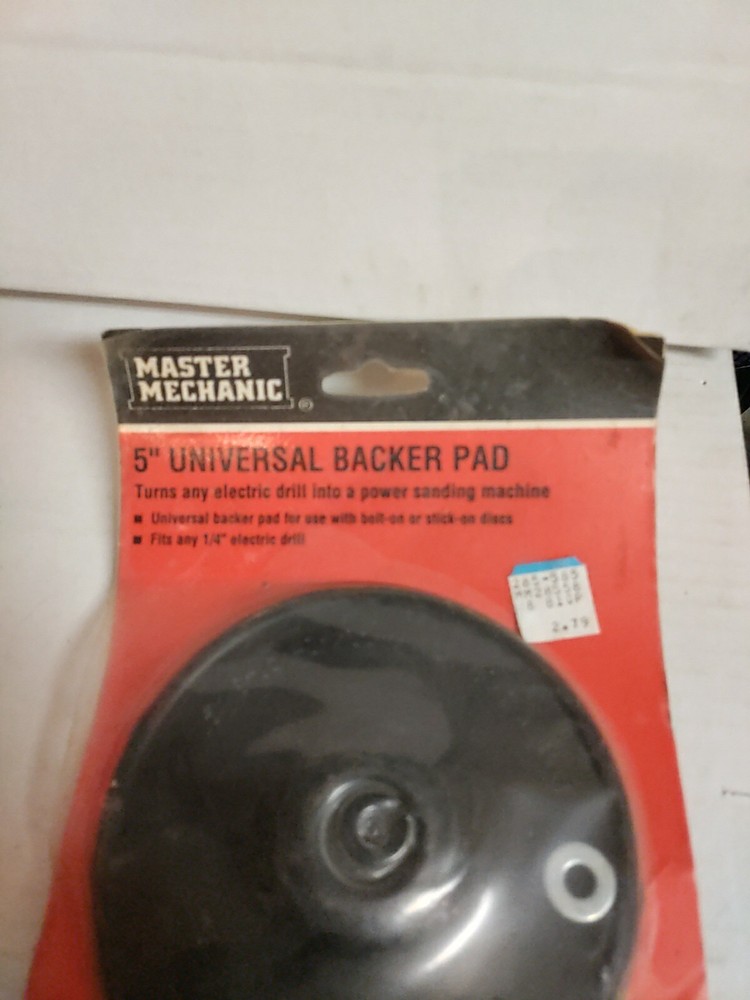 Master Mechanic 5"Backer Pad